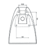 Cascade Inox 350 mm Astralpool
