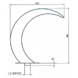 Cascade Inox 350 mm Astralpool
