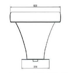 Cascade Inox 500 mm Astralpool