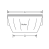 Cascade SILKFLOW Lame d'eau murale 900 mm Astralpool