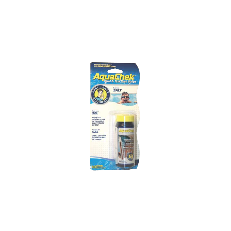 Languettes d'analyse AQUACHECK SEL Blanc Titrage du sel