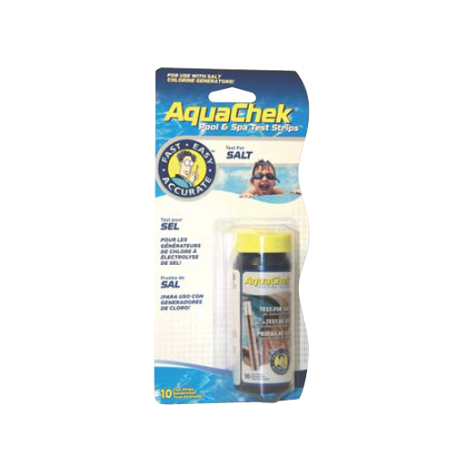 Languettes d'analyse AQUACHECK SEL Blanc Titrage du sel