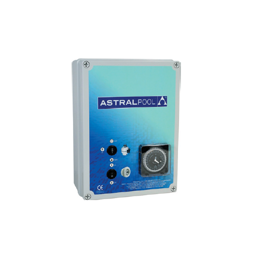 Coffret électrique pour filtration + 1 projecteur 300 W 4 à 6 A