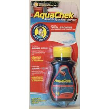 Languettes d'analyse AQUACHECK ROUGE 4 EN 1 (BROME)