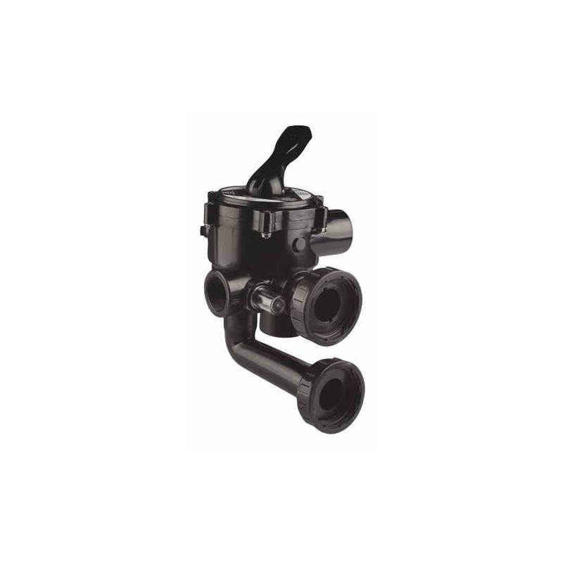Vanne Filtration Manuelle 1½" Noir - Montage Classic