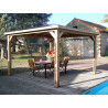 Pool House bois massif THT 3,79x3,79m