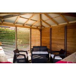 Pool House Bar Bois THT Double Paroi Ventelles