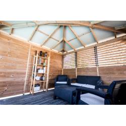 Bar Pool House Bois THT Cloison Pleine 14.4m²
