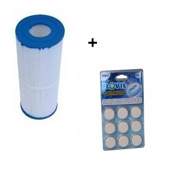 Cartouche de filtration pour filtre Hayward C500 avec Flovil