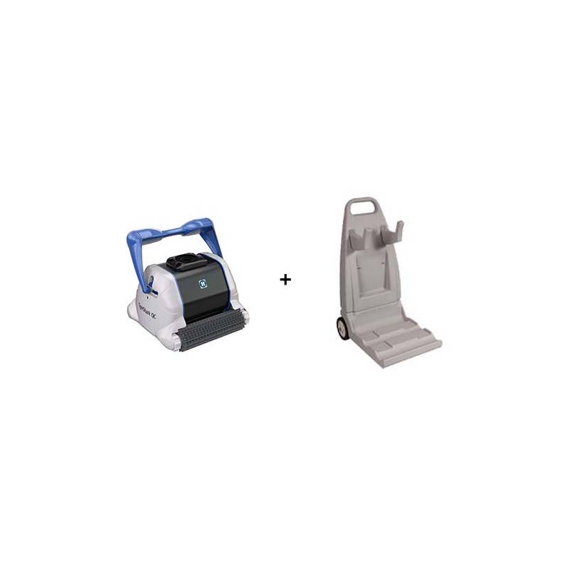 Pack Robot piscine Hayward Tigershark Quick Clean picots avec chariot - Version 2020