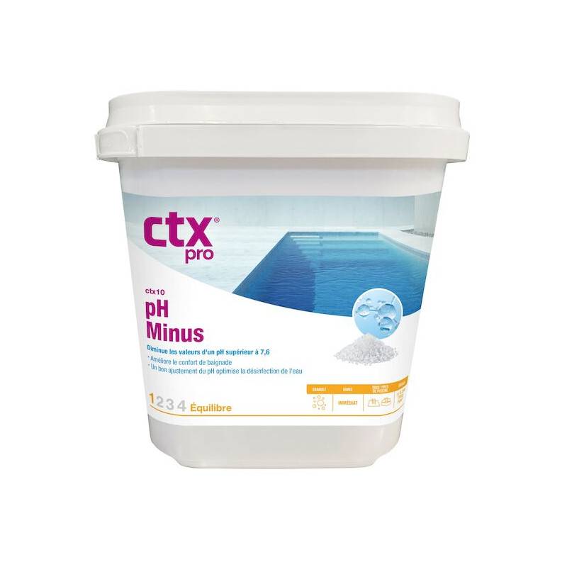 pH Moins (minus) CTX 10, granulés, 5 kg Astral/CTX