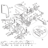 Large Essieu roue arrière W7230225 N°22 robots Polaris 280 / 180