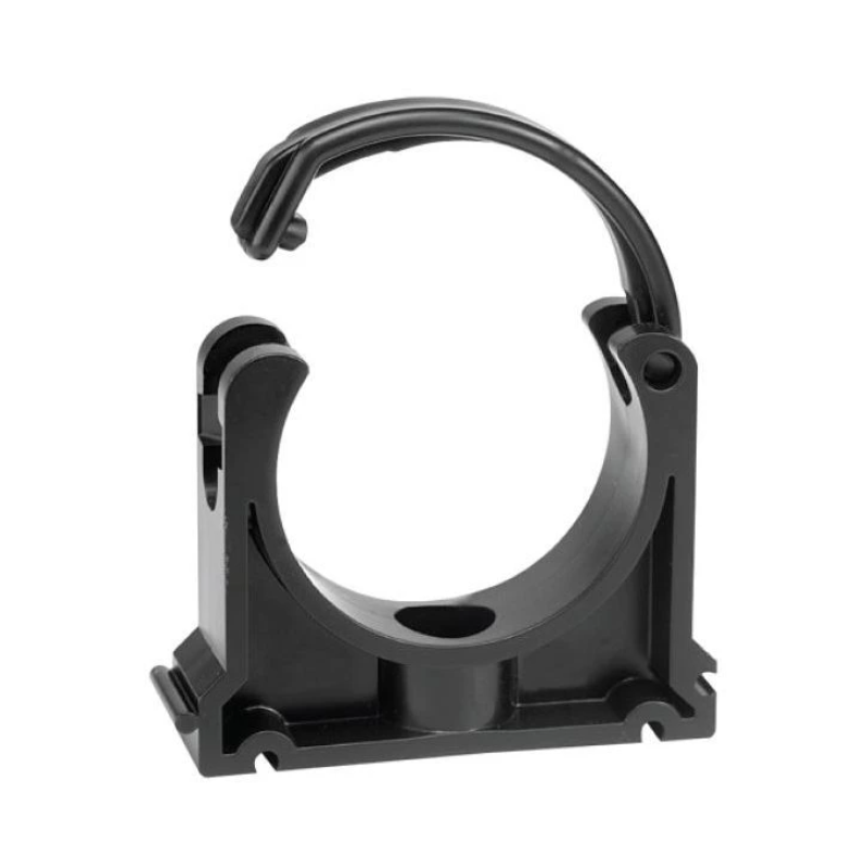 Collier fixation avec clip de fermeture pour tube 50 mm
