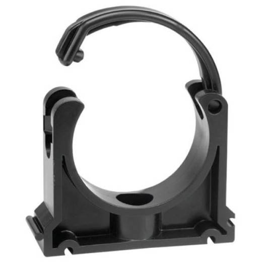 Collier fixation avec clip de fermeture pour tube 63 mm