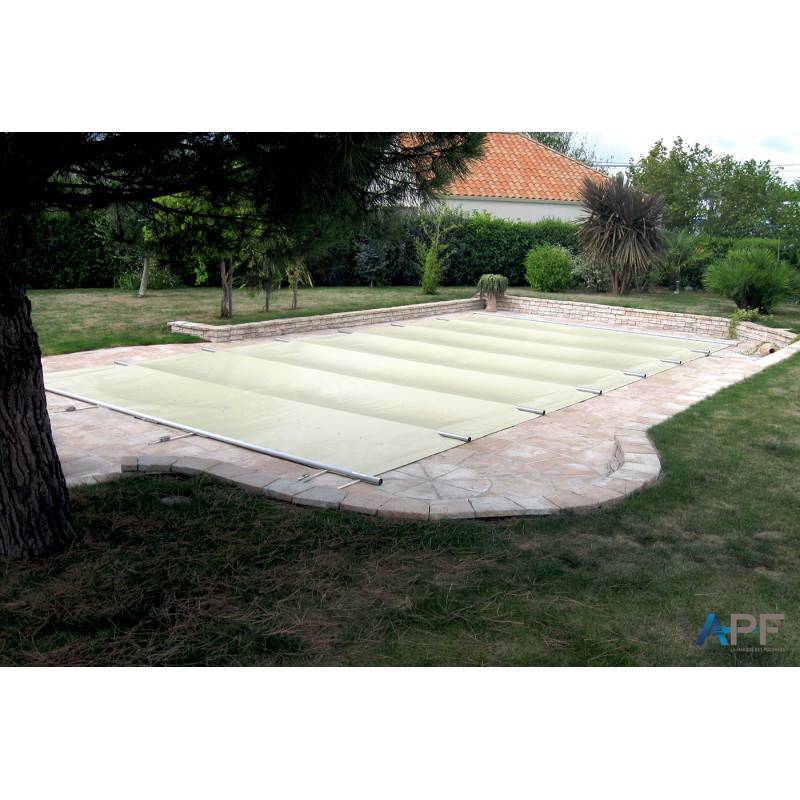 Bâche à barres piscine sur mesure LITTORAL