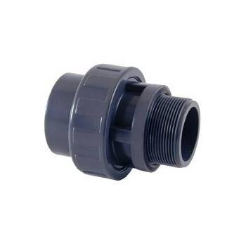 Raccord union 3 pièces Diamètre 50 mm x 2" à coller / M à visser