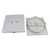 Couvercle 4402010510 + cadre carré - Skimmer prestige blanc Astralpool