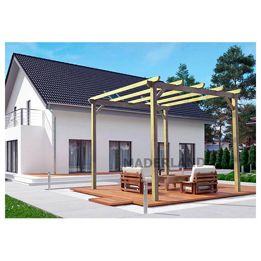 Pergola bois Le Havre MADERLAND