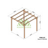 Pergola bois Le Havre MADERLAND