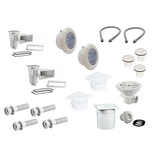 Kit pièces à sceller Astral piscine Liner 10 x 5 m