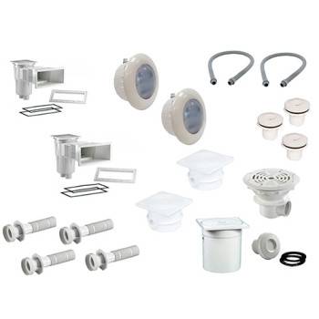 Kit pièces à sceller Astral piscine Liner 10 x 5 m
