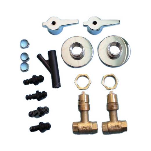 Kit remplacement robinets chaud / froid douche GIORDANO