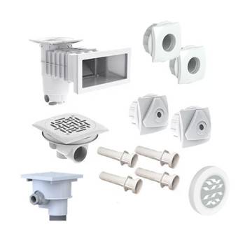 Kit pièces à sceller liner Weltico Design A400 - Piscine 7 x 3 m