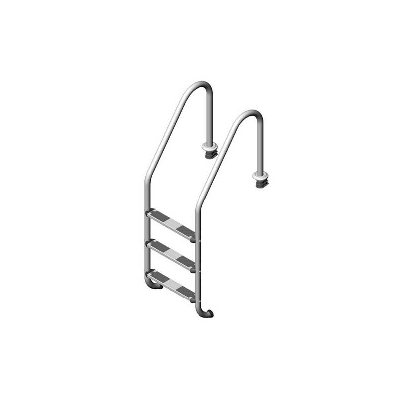 Echelle piscine 4 marches reconditionnée inox ASTRAL