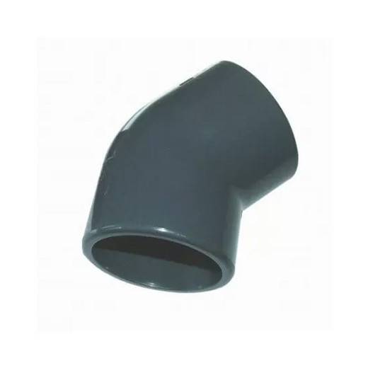 Coude PVC 45° Diamètre 63 mm à coller