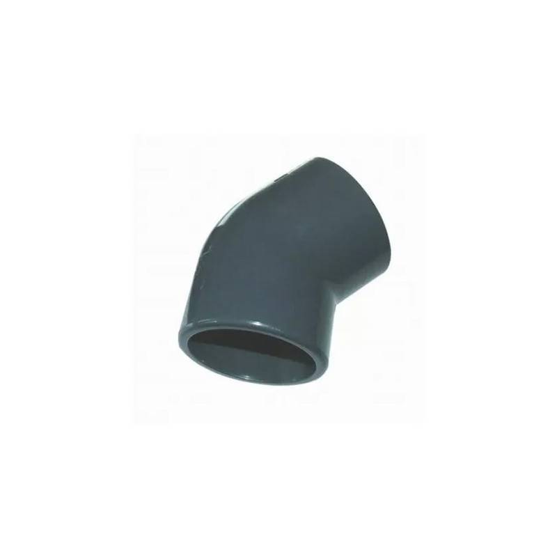 Coude PVC 45° Diamètre 63 mm à coller