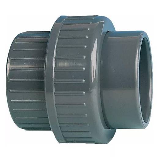 Raccord union 3 pièces Diamètre 63 mm à coller