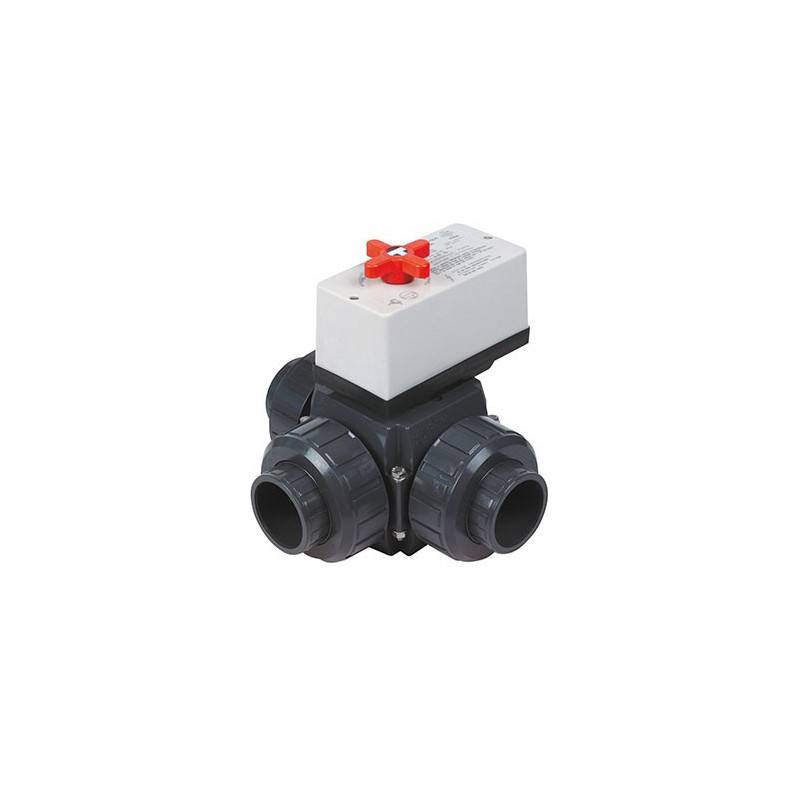 Vanne motorisée 3 voies Ø 63 mm