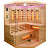 Sauna Infrarouge Bois Hemlock Astral - 3/4 places