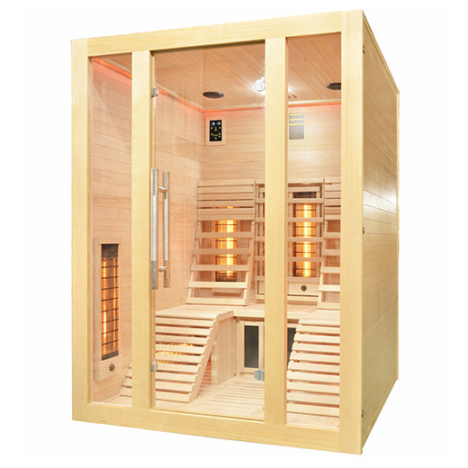 Sauna Infrarouge Bois Hemlock Astralpool - 2 places lounge