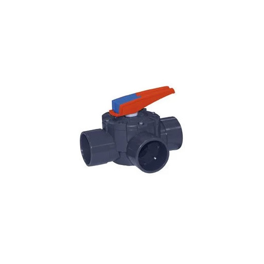 Vanne PVC 3 voies Ø50 Astralpool