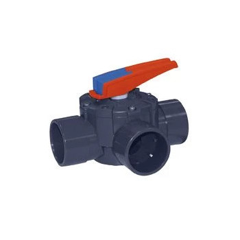 Vanne PVC 3 voies Ø50 Astralpool