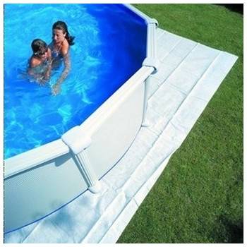 Tapis de sol feutrine pour piscines diam 550