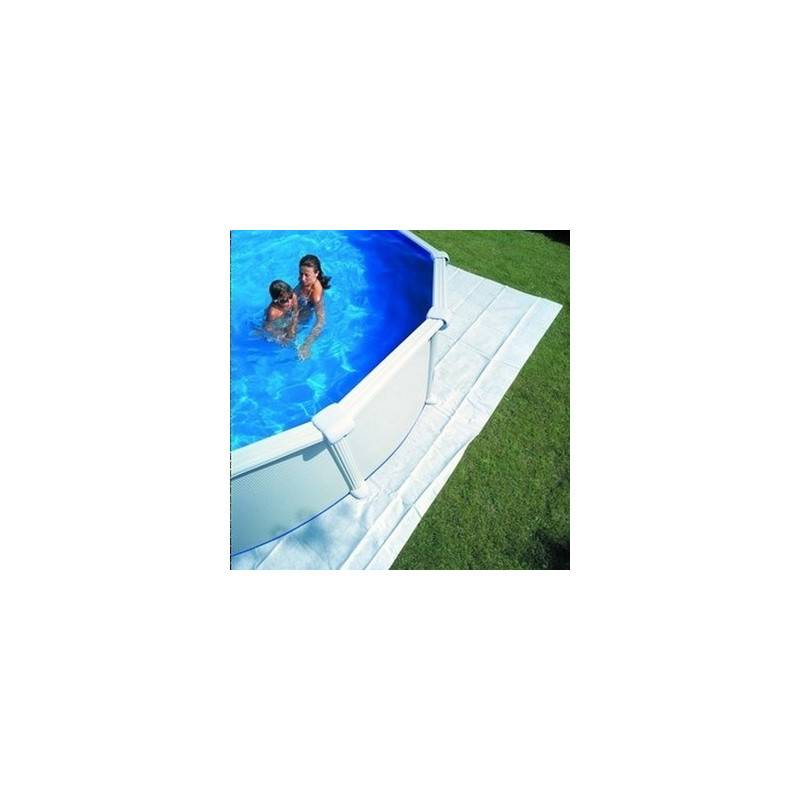 Tapis de sol feutrine pour piscine ovale 1000 x 500