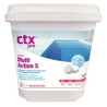 Chlore 5 actions CTX 376 (CTX 379) 5kg - Compatible filtre à cartouche