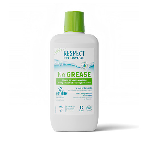 Nettoyant ligne d'eau No Grease 1L Respect By BAYROL