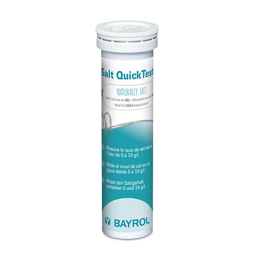 Bandelettes test Salt Quicktest BAYROL