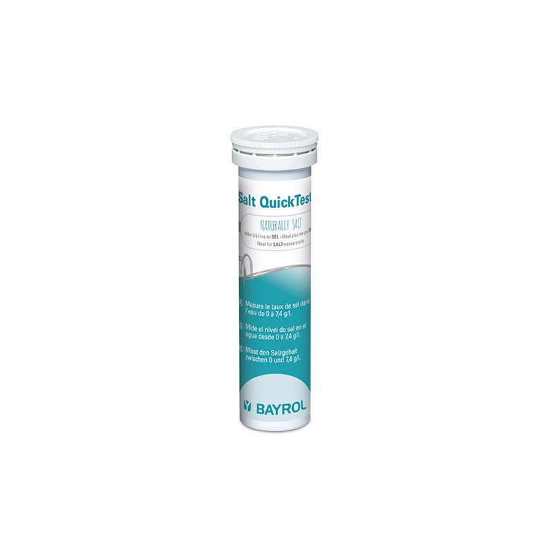 Bandelettes test Salt Quicktest BAYROL