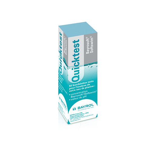 Bandelette de test Bayrosoft Quicktest BAYROL