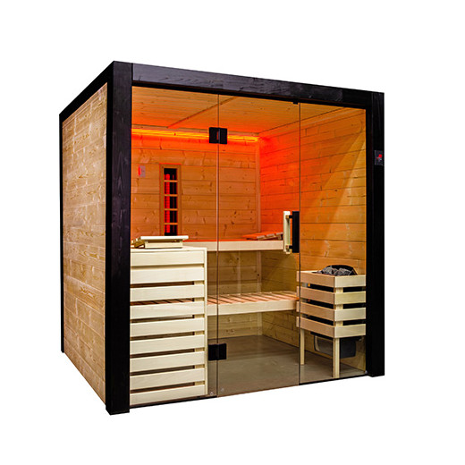 Sauna intérieur Family Large Hybride infrarouge - 4 places