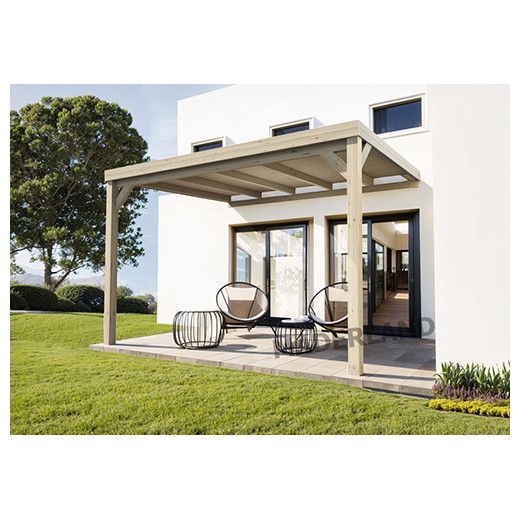 Pergola bois piscine Reins MADERLAND