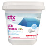Chlore 5 actions CTX 376 (CTX 379) 5kg - Compatible filtre à cartouche