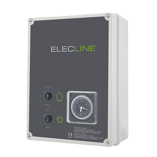 Coffret électrique Elecline Filtration + Eclairage 600W WA Conception