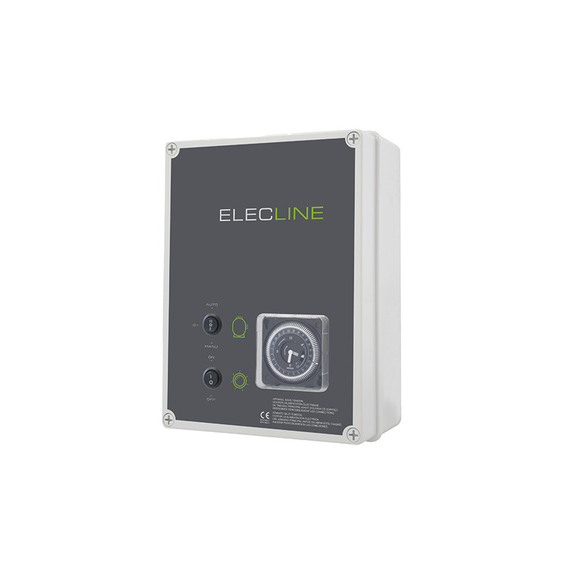 Coffret électrique Elecline Filtration + Eclairage 600W WA Conception