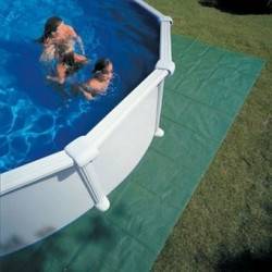 Tapis de sol polyéthylène pour piscine diam 400/350