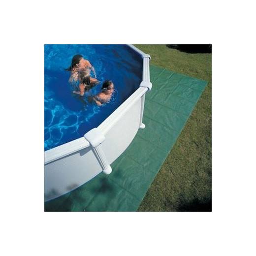 Tapis de sol polyéthylène pour piscine diam 400/350